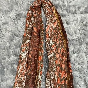 cheetah style scarf